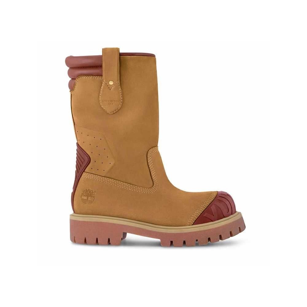 Louis Vuitton Timberland Mid Boot Beige Unused