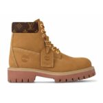 Louis Vuitton Timberland 6inch Leather Ankle Boot Beige Unused