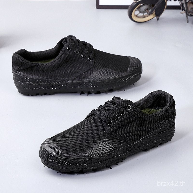 คัดสรรสินค้าขายร้อน รองเท้าผ้าใบพื้นยางแบบต่ำ รองเท้าฝึกงานผ้าใบสูง รองเท้ากลางแจ้งแบบต่ำ 99 รองเท้าฟาร์ม