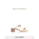 รองเท้าแตะผู้หญิงรุ่น RENE CAOVILLACA TERINA สีชมพูประดับโบว์