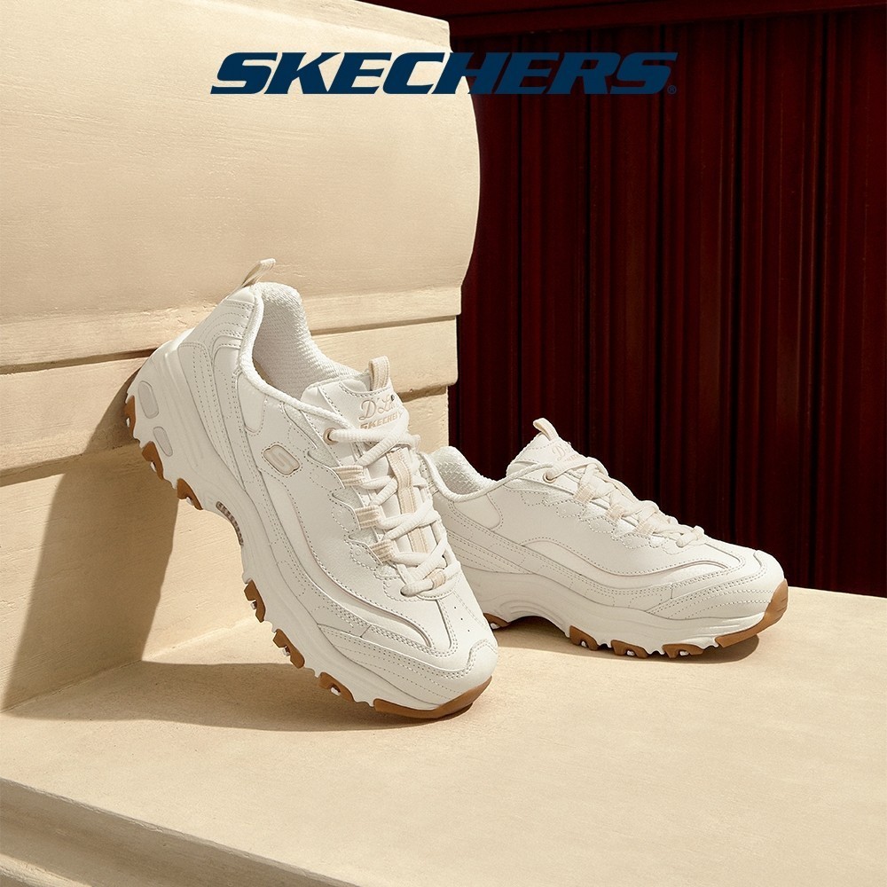 Skechers สเก็ตเชอร์ส รองเท้าผู้หญิง Women Dlites Shoes 149807OFWT AirCooled Memory Foam