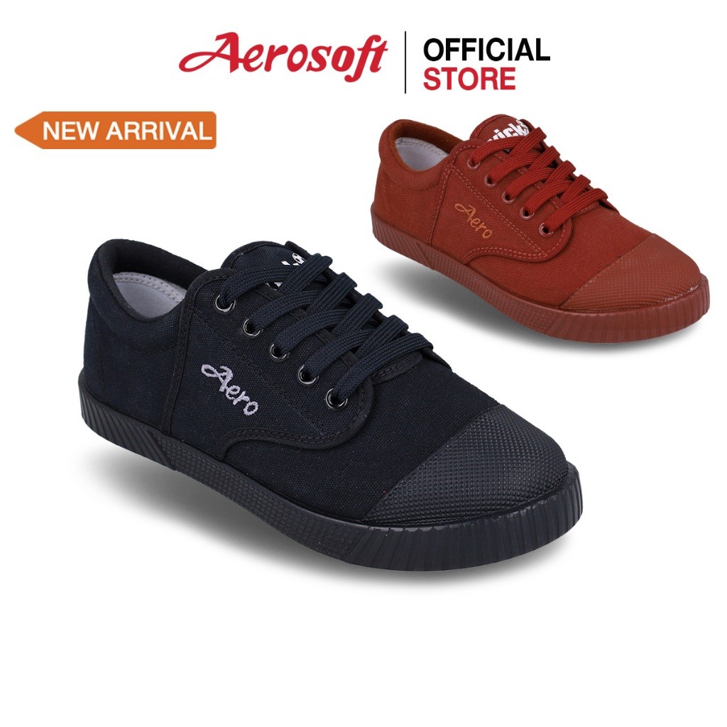 Aerosoft แอโร่ซอฟ รองเท้านักเรียนเพื่อสุขภาพ รุ่น Aero Kick SB222