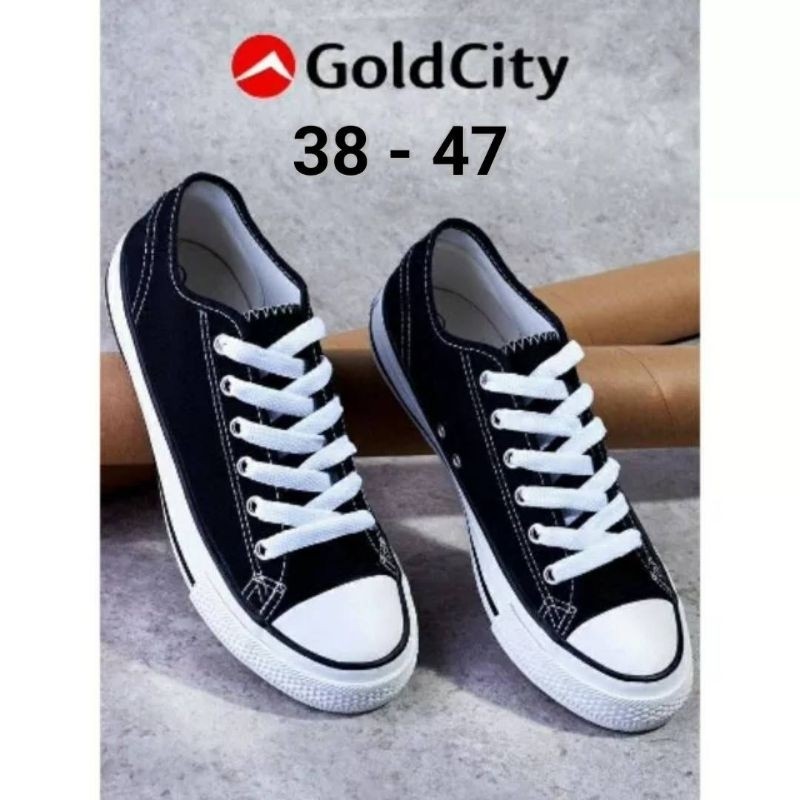 Hot item ส่งไว ราคาถูกที่สุด ของแท้ GoldCity รุ่น 1207 รองเท้าผ้าใบ US ทรง Converse ไซส์ 38 45