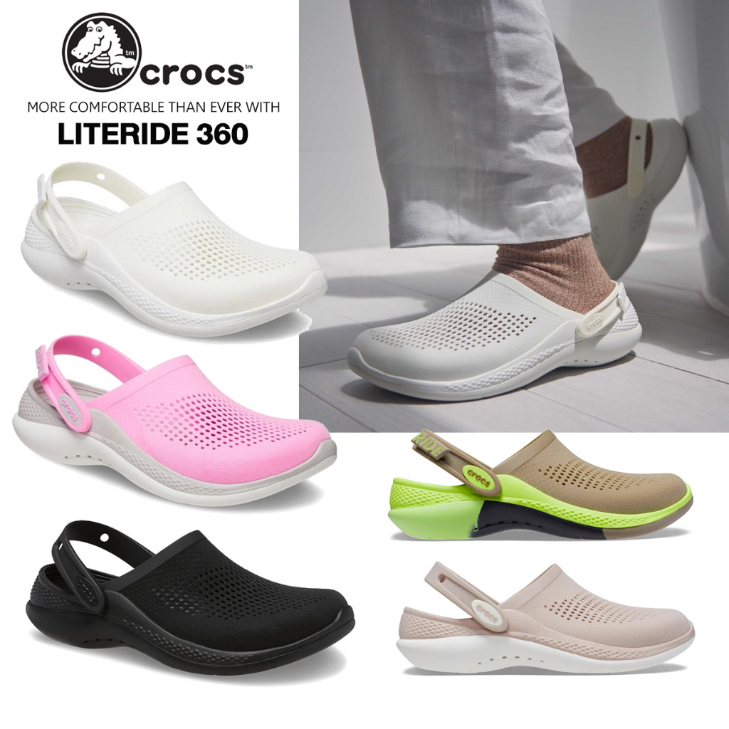 ลด30 เก็บโค้ด 2509FASHDD CROCS LiteRide 360 Clog Comfort Sandal ใส่สบาย รองเท้าแตะ คร็อคส์ แท้ รุ่นฮิต ได้ทั้งชาย