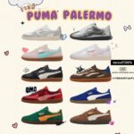 ของแท้ 100 PUMA Palermo Vintage Palermo Wide Lace SD รองเท้ากีฬาลำลอง