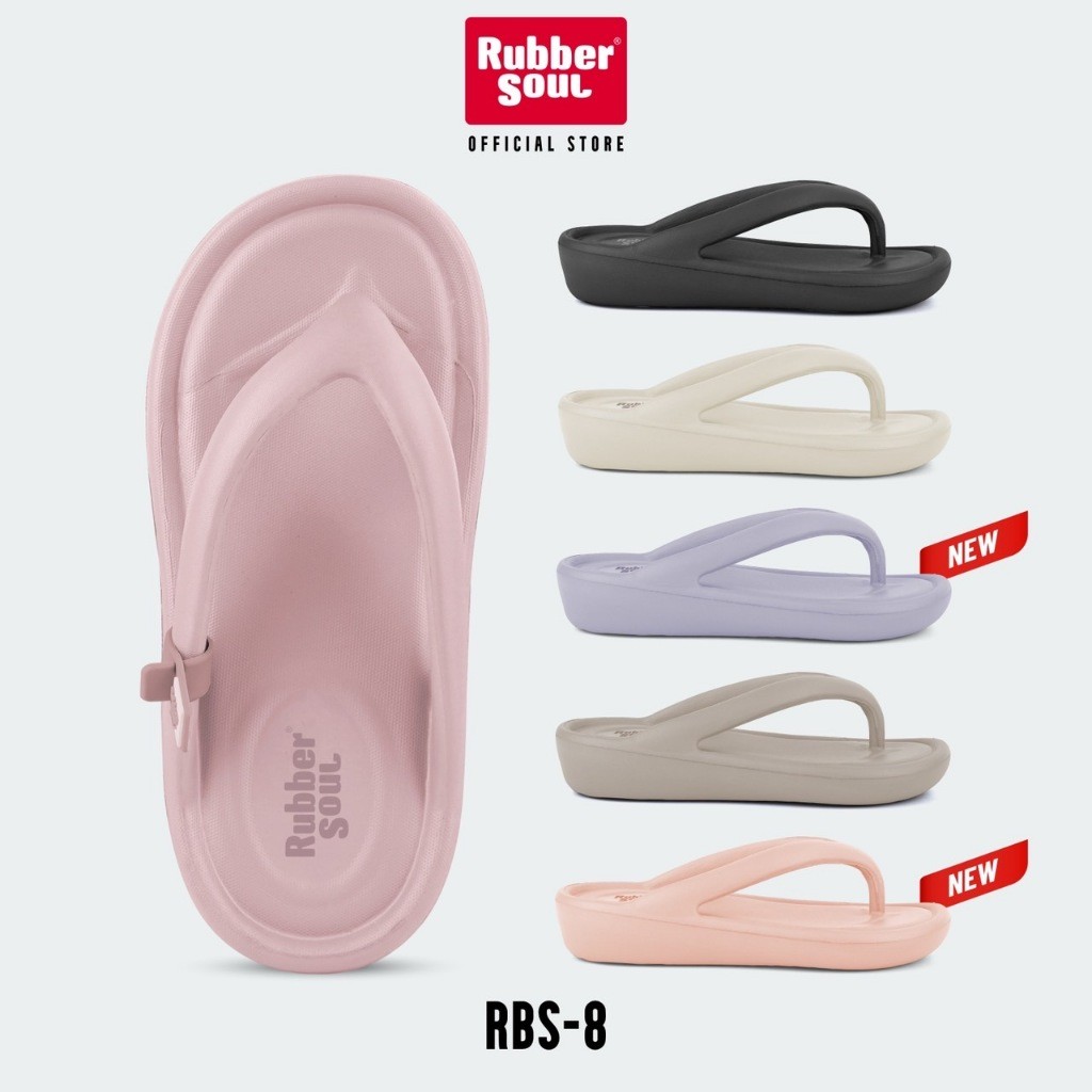 Rubber Soul รุ่น RBS8 รองเท้าแตะแบบหนีบรุ่นรองเท้าหน้าฝน ของแท้ 100
