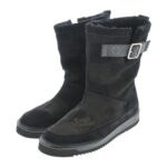 Louis Vuitton Boots Men Black 265cm Direct from Japan Secondhand