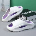 ใหม่ผู้ชายและผู้หญิงน้าหนักเบาลื่นแฟชั่นรองเท้าแตะกลางแจ้งคู่รองเท้าแตะชายหาดครอบครัวห้องน้า Flipflops 5DI76D