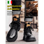รองเท้าบูททางาน แฟชั่น ซับวูล รองเท้าบูทมาร์ตินกีฬา รองเท้าบูท martin กันลื่นและทนต่อการสึกหรอ