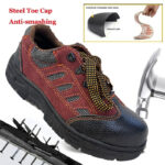 รองเท้า เซฟตี้ หัวเหล็ก หุ้ม ข้อ ดีไซส์สวย พื้นกันลื่น