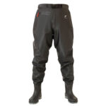 กางเกงลุยน้ำแบบรวมในหนึ่งเดียว กางเกงเป้า เสื้อผ้ากันน้ำใหม่ครึ่งตัว กางเกงกันฝนพร้อมรองเท้าบูทกันฝ