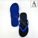 A23 รองเท้าแตะแบบหนีบ พื้นดำสนิท ปะสีพื้น ยางพาราแท้ เกรดพิเศษ เป็นสินค้าโล๊ะจากโรงงาน จำนวนจำกัด พื้นนิ่ม มีน้ำหนัก