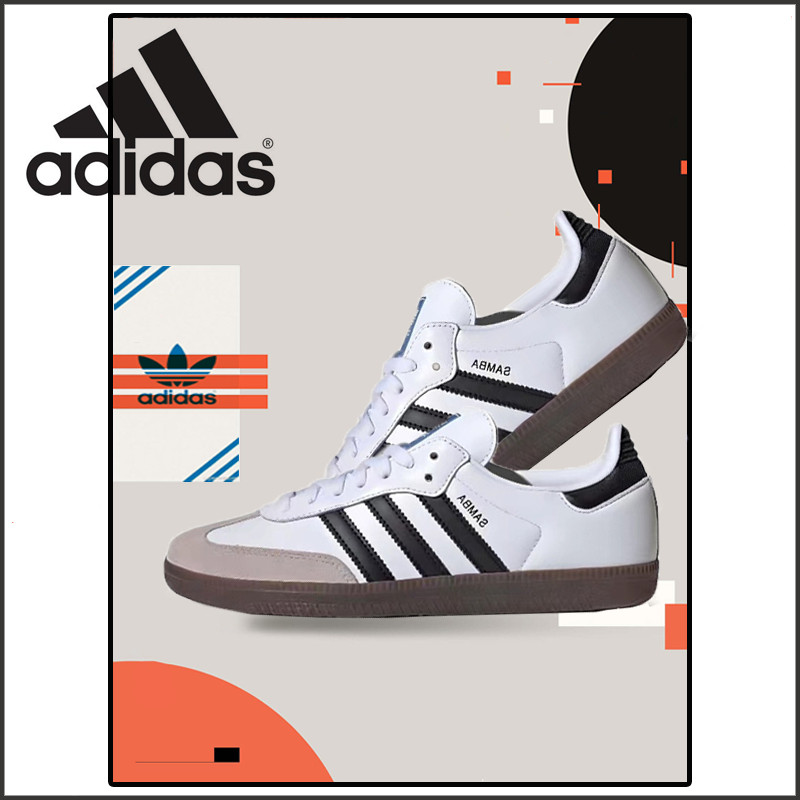 ADIDAS Samba OG White Shoes Originals รองเท้าลำลอง รองเท้ากีฬา รองเท้าแฟชั่น รองเท้า ป้ายไทย Outletของแท้100