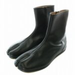 Martinmargiela Boots หนังสีดา ส่งตรงจากญี่ปุ่น มือสอง