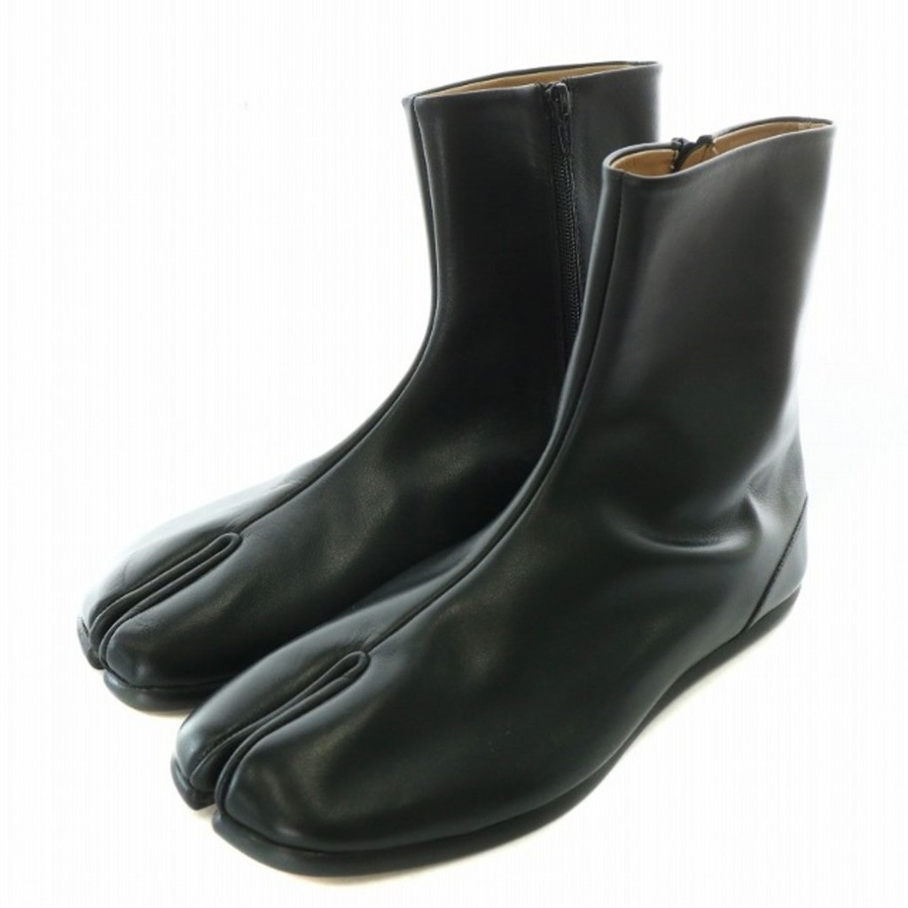 Martinmargiela Boots หนังสีดา ส่งตรงจากญี่ปุ่น มือสอง