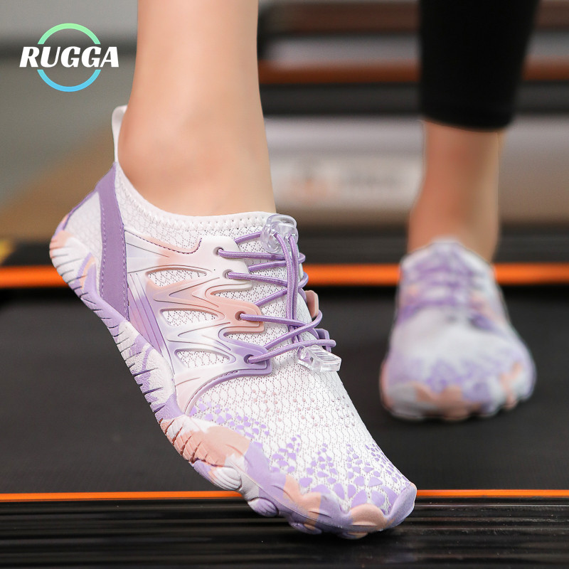 RUGGA 2024 ต้นฉบับใหม่ Aldult unisex คู่ GYM Aqua น้าชายหาดว่ายน้า surf รองเท้าออกกาลังกายสาหรับผู้ชายผู้หญิงมัลติฟังก์ชั่นยาง Anti slip กันน้าแห้งเร็ว barefoot การฝึกอบรมรองเท้า