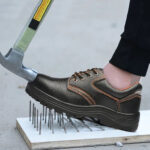 ส่งจากไทย รองเท้าเซฟตี้ PU safety shoes รองเท้าแรงงาน รองเท้า รองเท้าหัวเหล็ก คุณภาพสูง ไซส์ 4143
