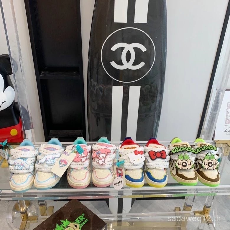 รองเท้าบ๊อบร่วมแบรนด์ Sanrio สไตล์เรโทร ใส่สบาย ขนาด3545