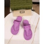 GUCCI รองเท้าแตะยางเยลลี่ สไตล์ใหม่สำหรับฤดูร้อน