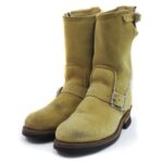 REDWING Boots beige Red engine 235cm Direct from Japan Secondhand