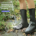 Rain Boot Cover กันน้า Antislip Rain Boots สูงหลอดหนาสวมใส่ Rainy Day Travel Essential Daily Commuter