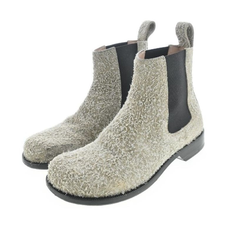 Loewe Boots gray beige black 260cm Direct from Japan Secondhand