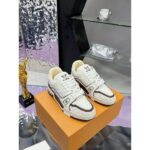 รองเท้า trainers Maxi Series สไตล์สีขาวผลไม้สีเขียวและน้ำตาล สำหรับผู้ชายและผู้หญิง