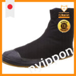 MoonStar MensWomens Work Lightweight Round Toe Tabi 5 Panels Durable Black Tabi Shoes Size S M L O XO