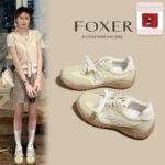 FOXER รองเท้าเทรนนิ่งเยอรมัน ส้นนุ่ม แฟชั่นสบาย ๆ เหมาะสำหรับผู้หญิง