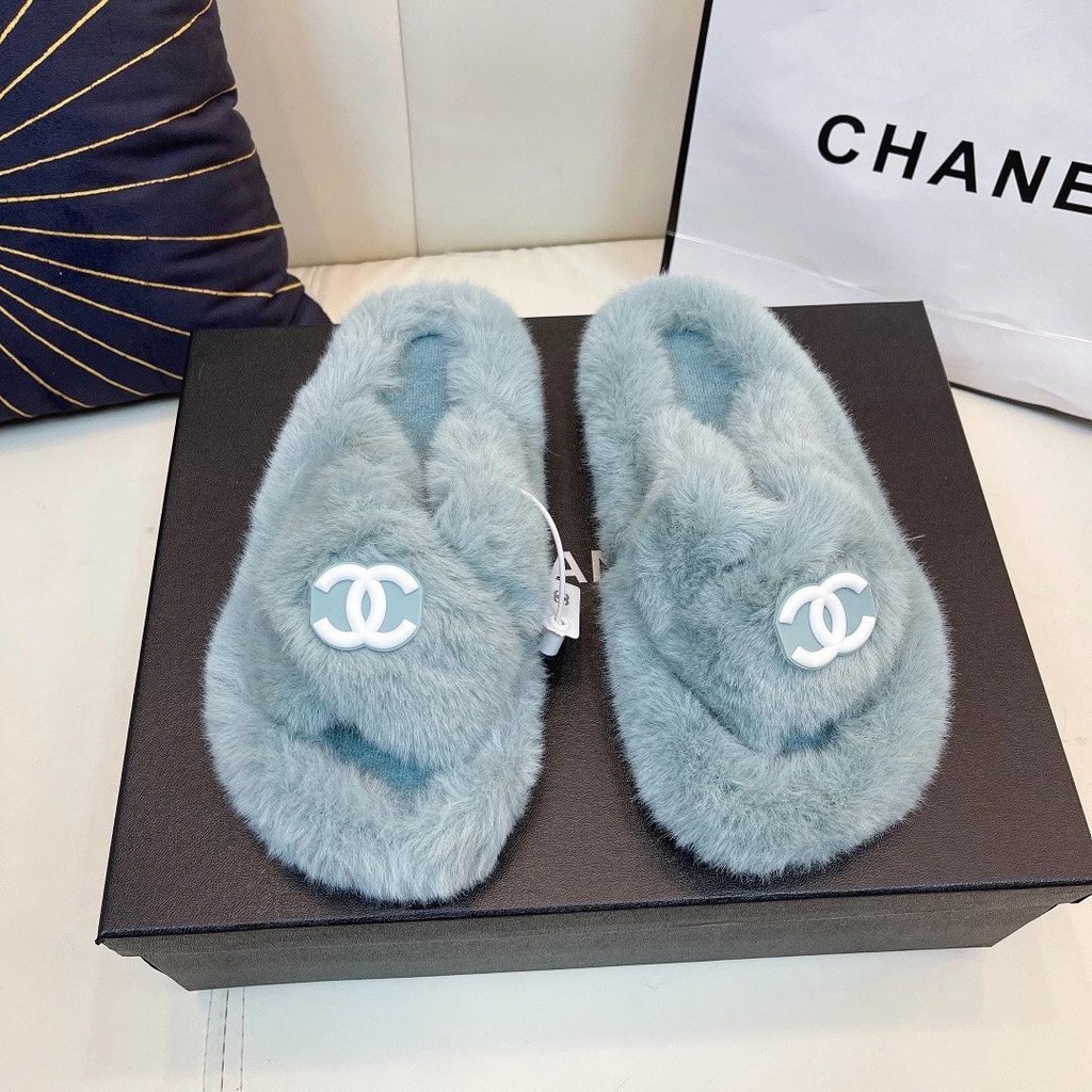 รองเท้าแตะ Chanel แบบใหม่ 2021 สายพันธุ์ยุโรป วัสดุทนทานกันลื่น