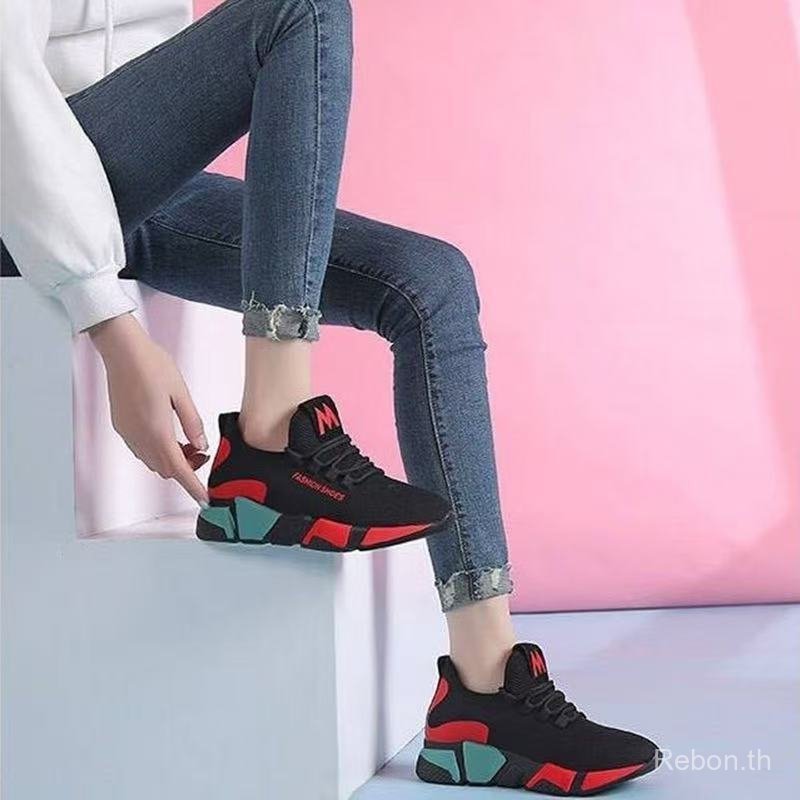 รองเท้าผู้หญิงสไตล์เกาหลี ขนาด 37 สำหรับกิจกรรมกลางแจ้งและการสวมใส่วันธรรมดา