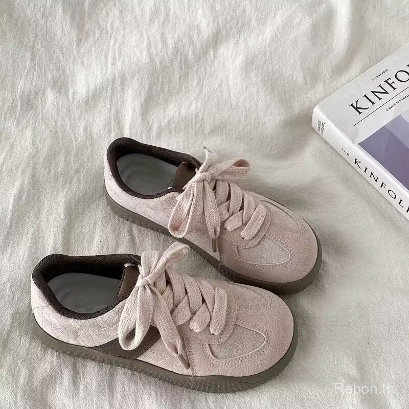 รองเท้าผ้าใบผู้หญิง สไตล์เรโทรCasual สำหรับฤดูร้อนปี2025