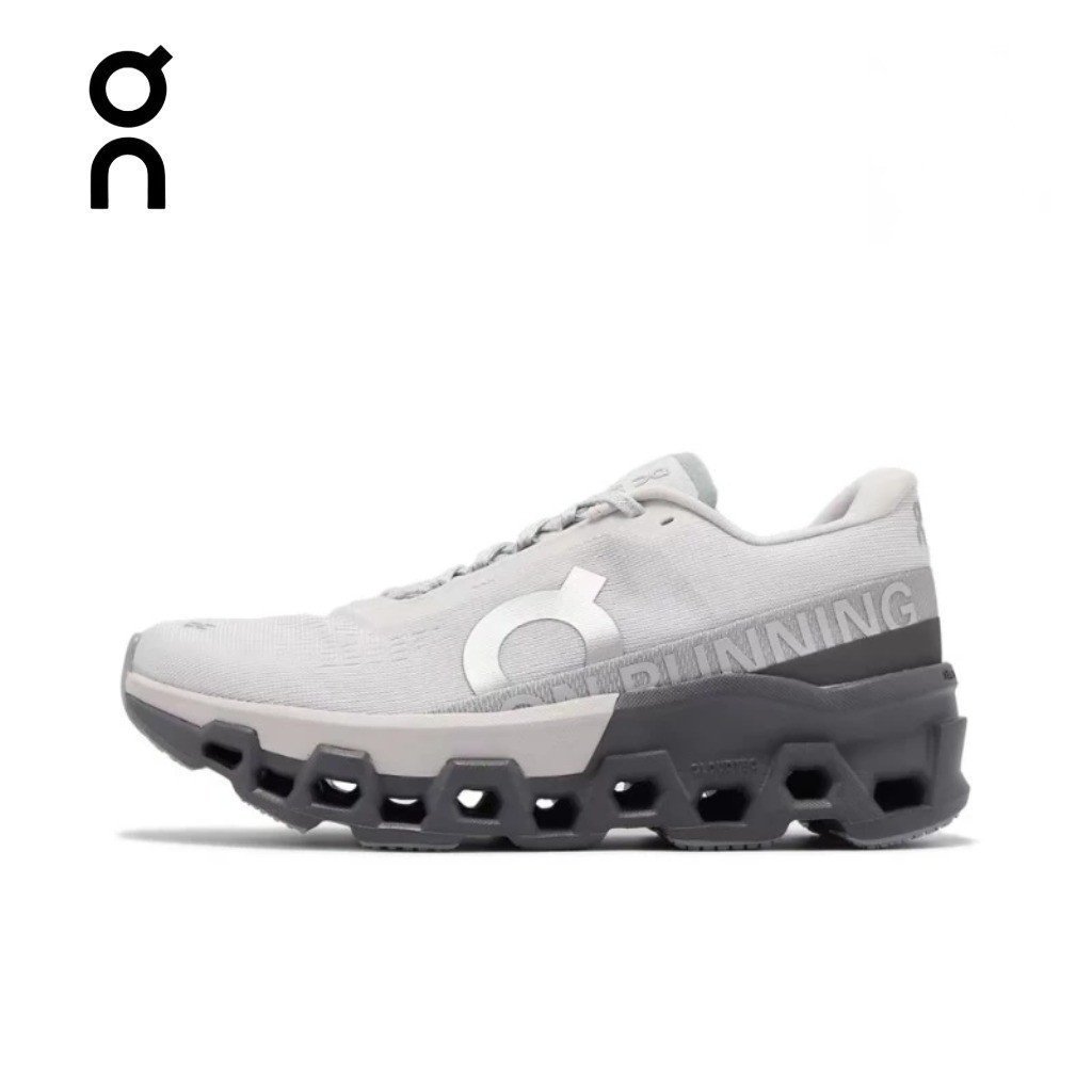 รองเท้า Cloudmonster 2 Lowtop Training Shoes สำหรับทั้งผู้ชายและผู้หญิง สวมใส่สบาย และมัลติฟังก์ชัน สีขาวและสีเทา