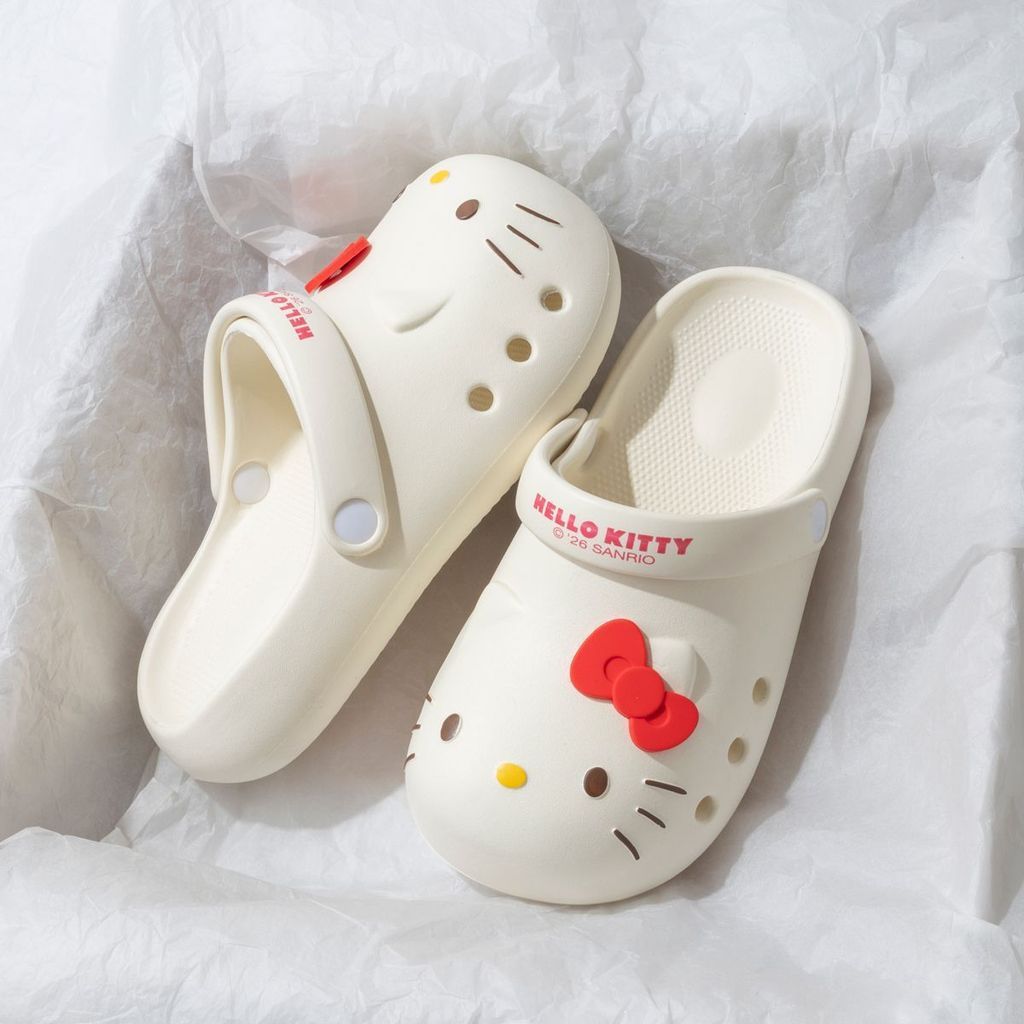 3S5V Kitty Hole รองเท้าแตะสำหรับผู้หญิง ฤดูร้อนใหม่ จากวัสดุ Eva สบายเท้า เหมาะสำหรับใส่บนชายหาด