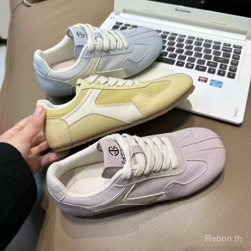 รองเท้าเทรนนิ่งเยอรมันผู้หญิง ดีไซน์เรโทร ฤดูร้อน ตาข่ายระบายอากาศ น้ำหนักเบา
