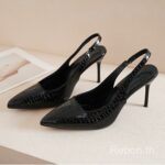 รองเท้าส้นสูงชี้พอยต์ สไตล์ใหม่จาก ATCG หนังสิทธิบัตร สายเดี่ยวดีไซน์เก๋ ปี 2025