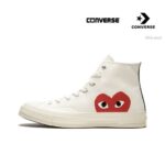 cDG x Converse Chuck Taylor All Star 1970s Hi Kawakubo Rei White Red ของแท้ 100 แนะนำ 2025