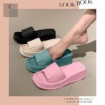 FBAShop ทั่วไทย รองเท้าส้นตึกแฟชั่น 2023 กำลังฮิต แบบใหม่ พื้นหนา 152 นิ้ว สาวๆถูกใจสิ่งนี้ งานจริงสวยตรงปก ม่จกตา