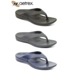พื้นใหม่รองเท้าเพื่อสุขภาพสำหรับผู้ชาย Aetrex รุ่น L3000M LYNCO Flip MAUI